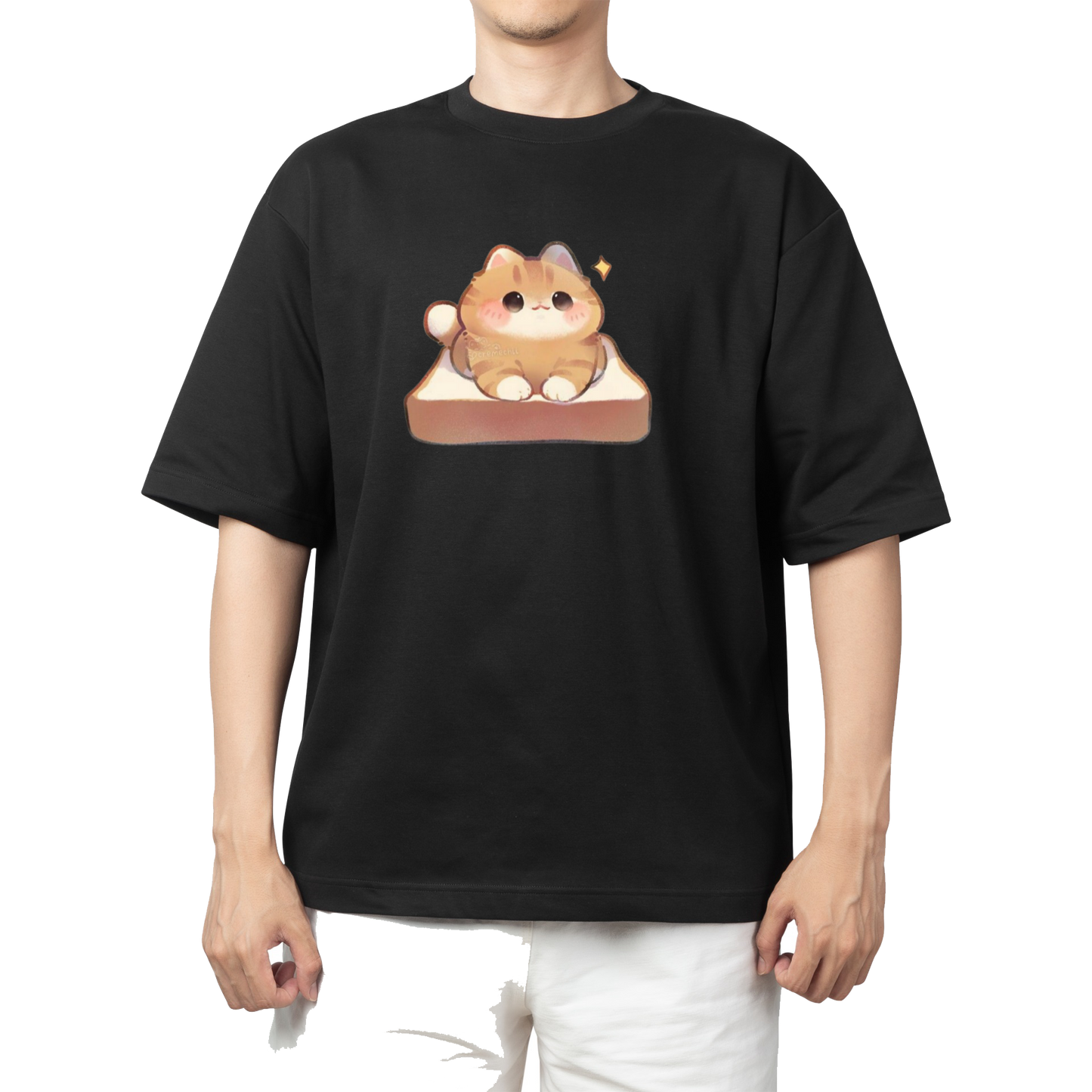 cat One Size t- shirt Black 84