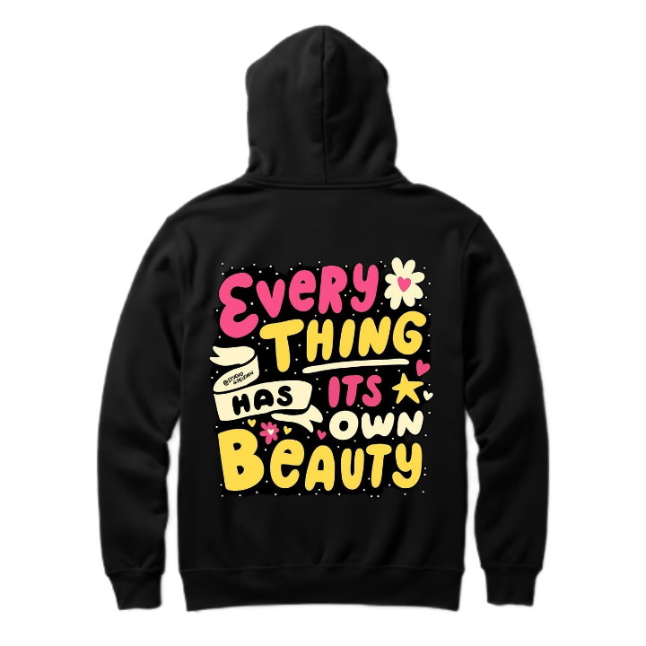+ you +ARE+ Strong One Size hoodie Black Back 84