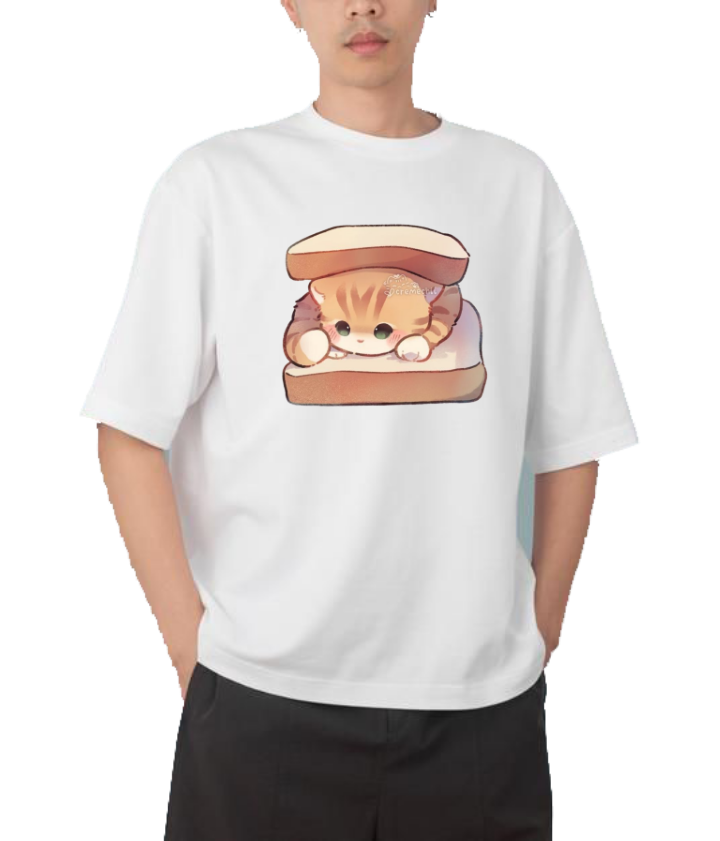 cat One Size t- shirt White 85
