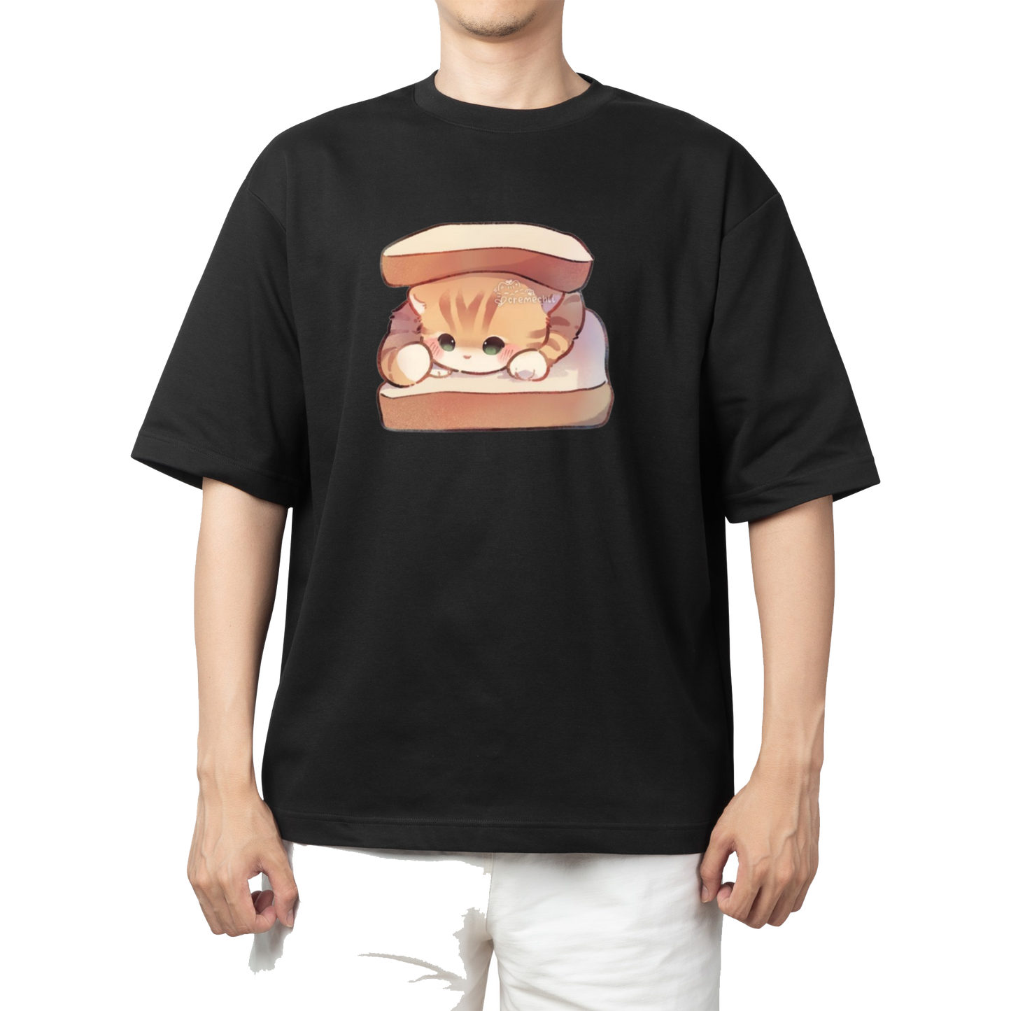 cat One Size t- shirt Black 85