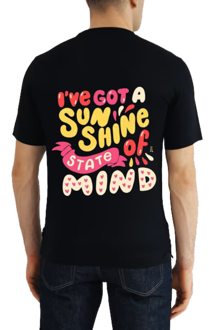 I'VE GOT A SSHINE STATE 6 271 t- shirt One Size Black back 87