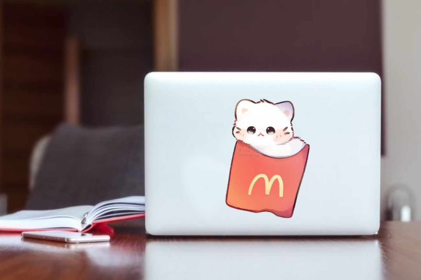 cat Laptop Sticker 87