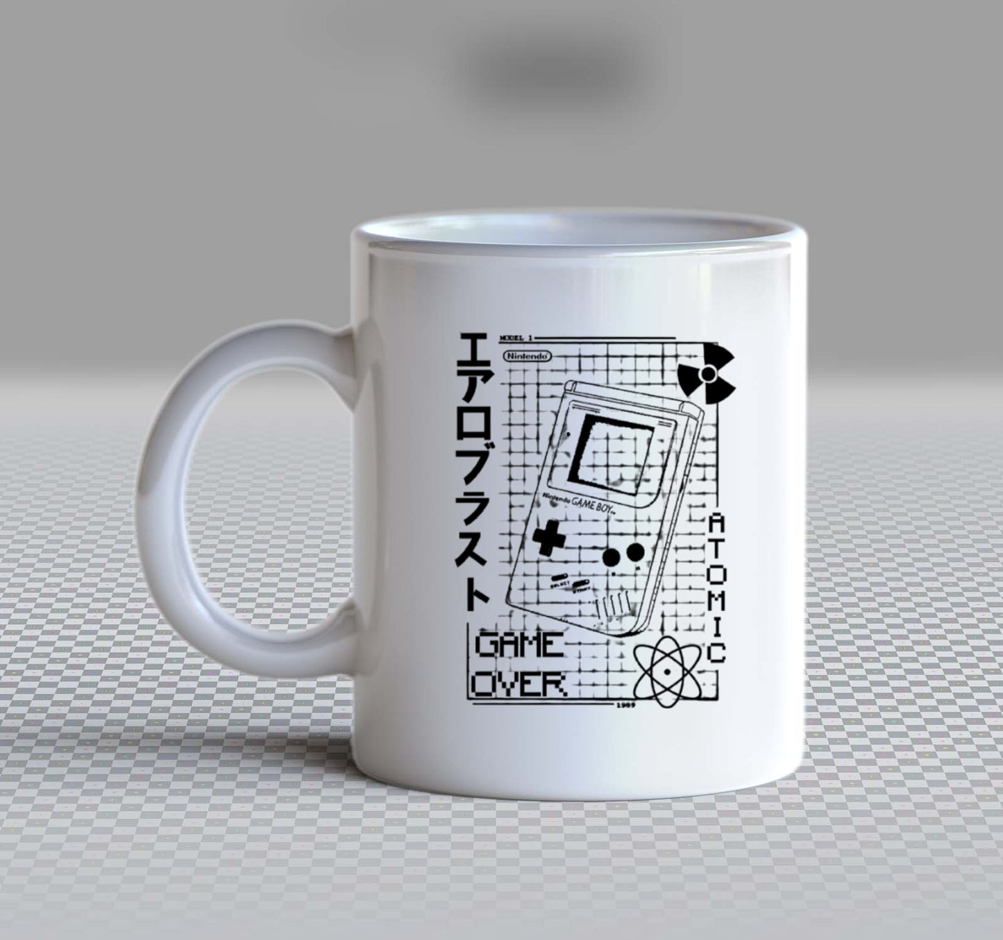ATOMIC Back text Mug 89