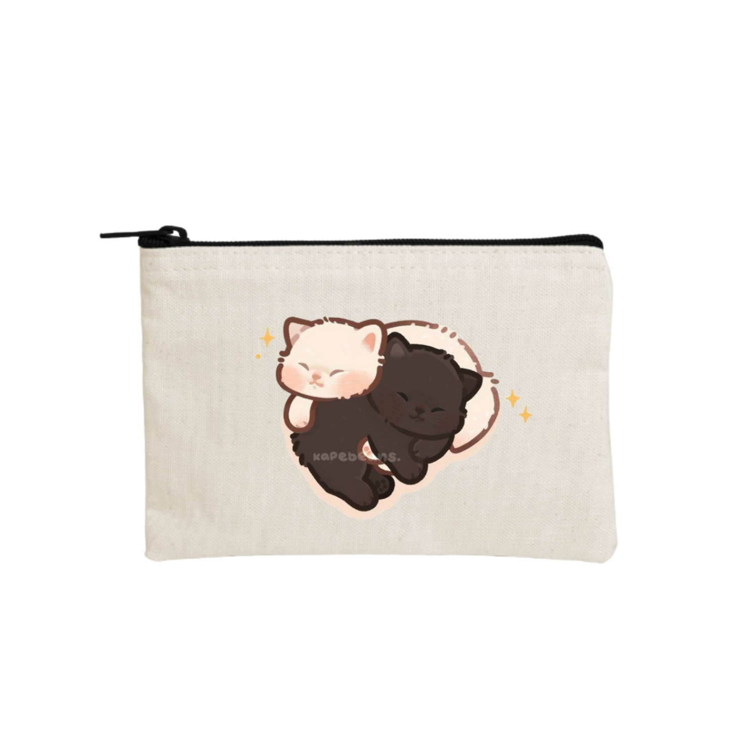 cat wallet pencil case Beige 89