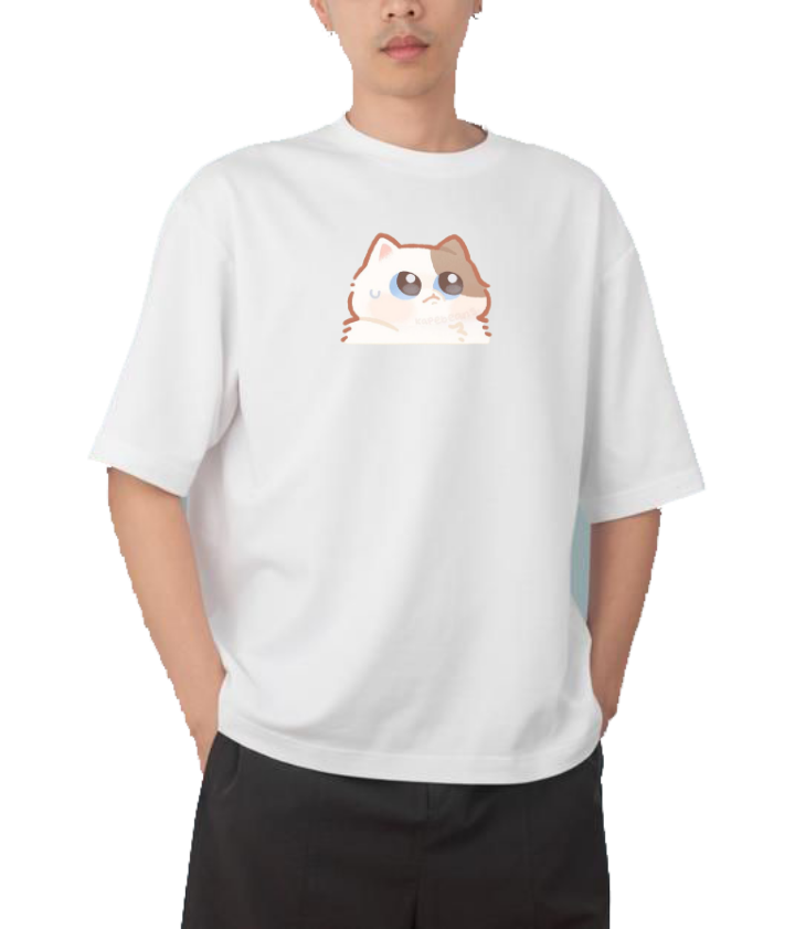 cat One Size t- shirt White 90
