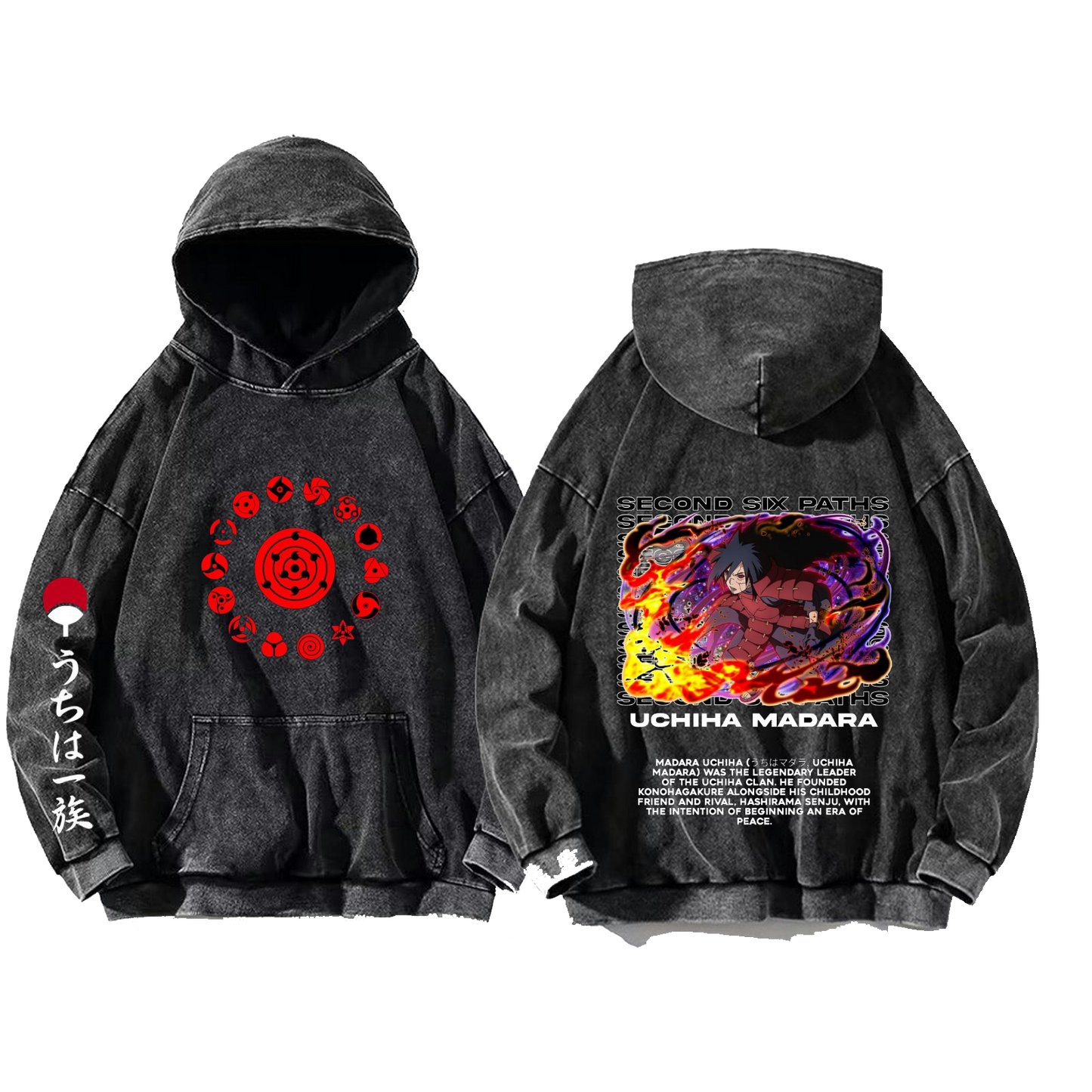 Naruto Shippuden One Size hoodie Washed Back 89