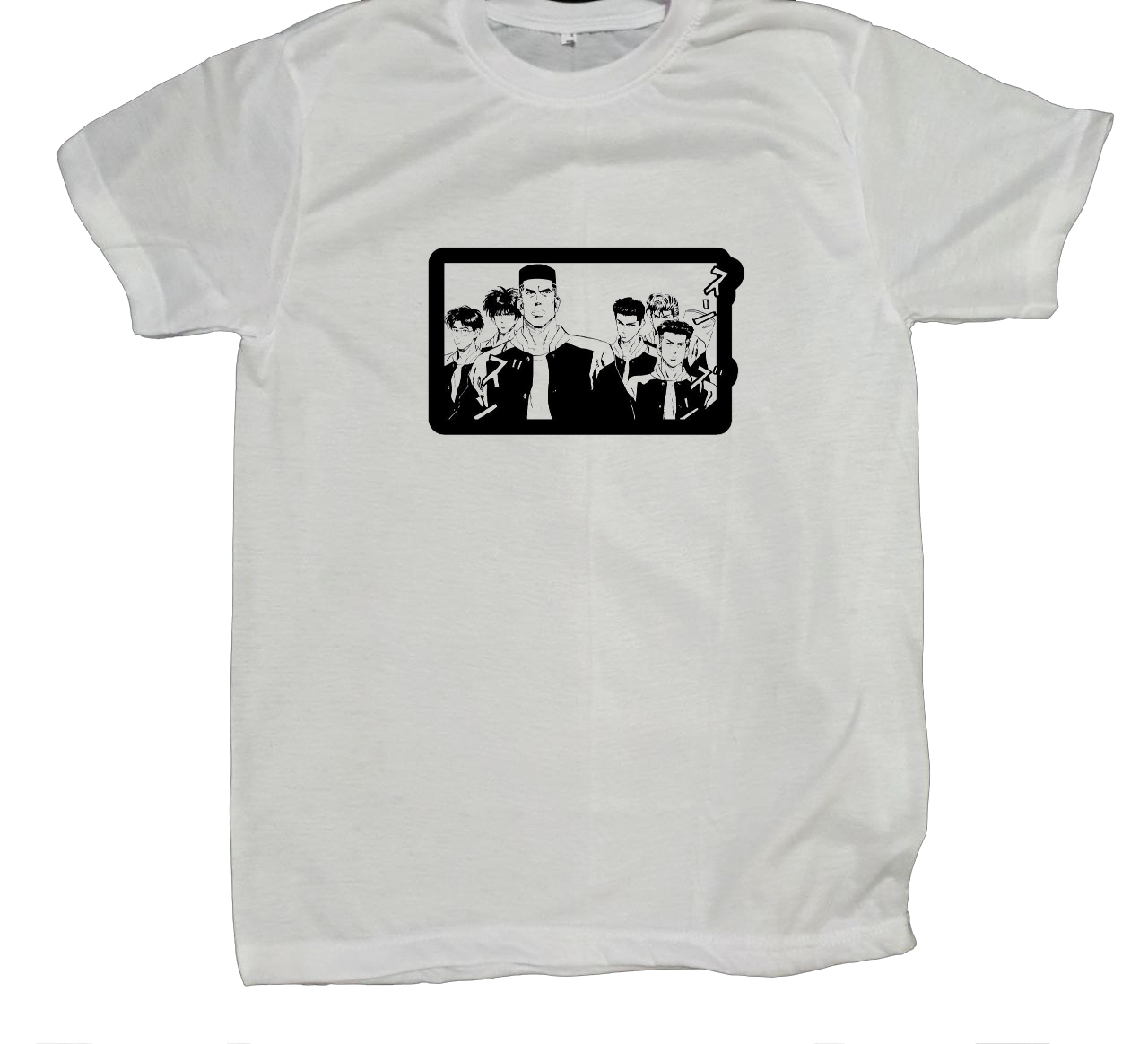 Slam Dunk t- shirt fat White 8