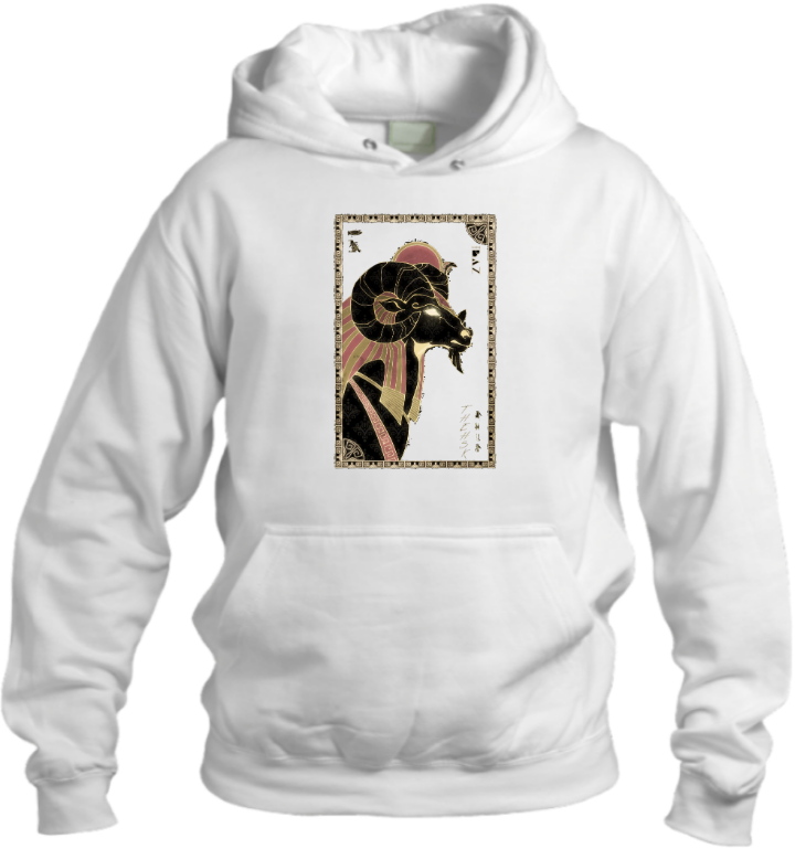 Egypt Over Size hoodie White 8