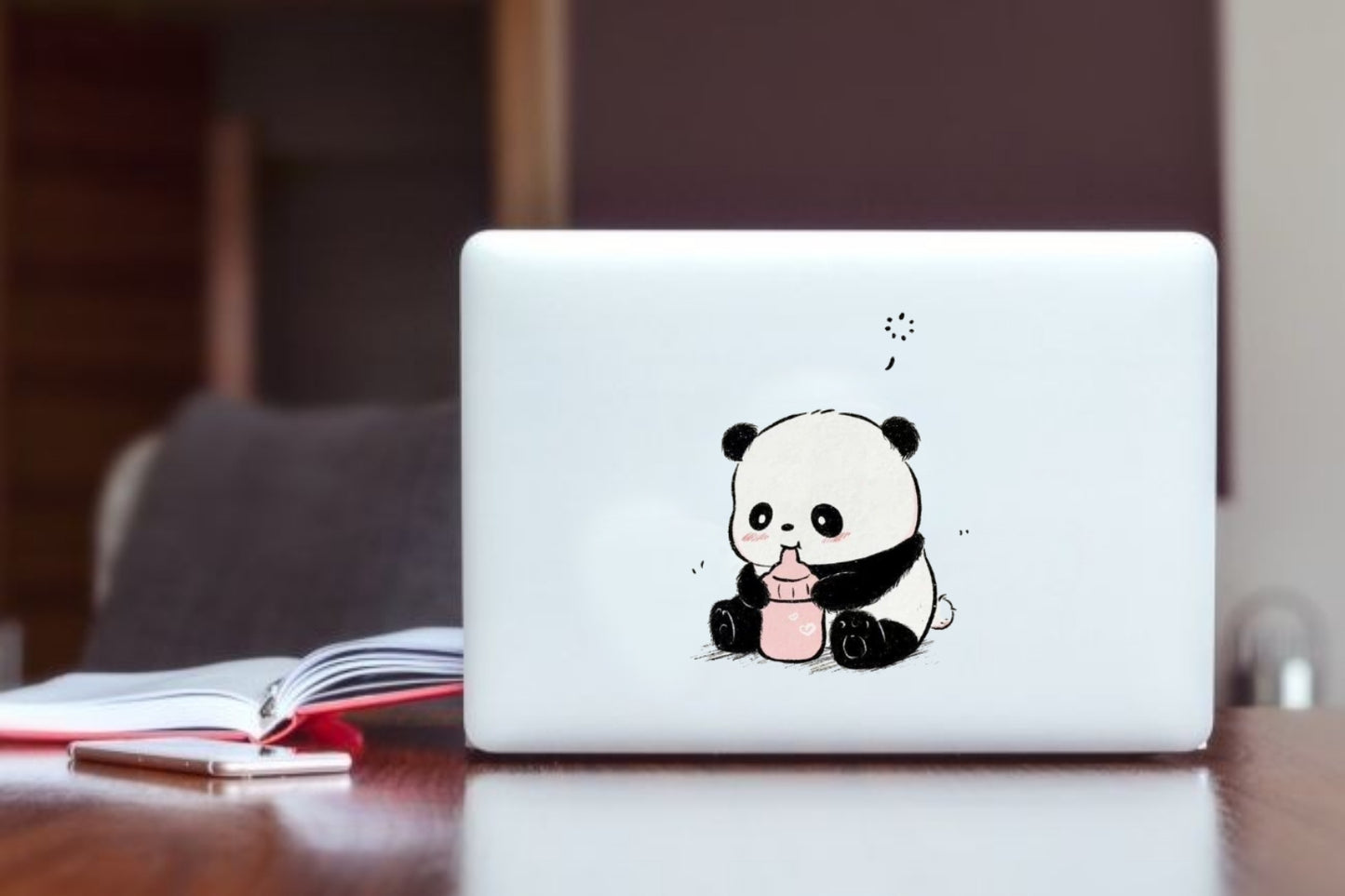 panda Laptop Sticker 8