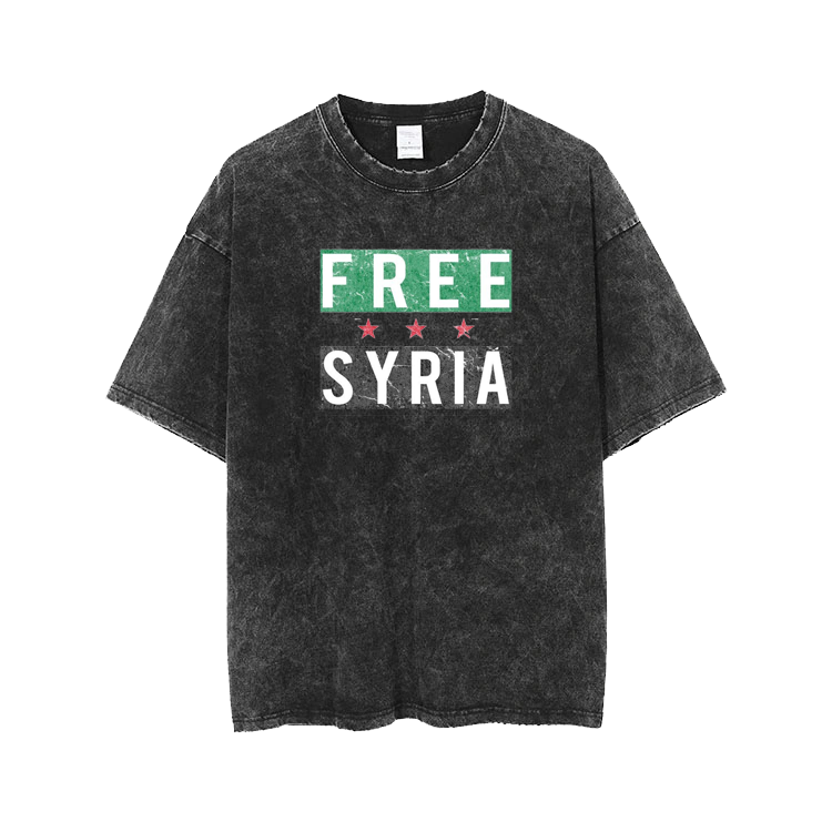 Syria t- shirt One Size Washed 8