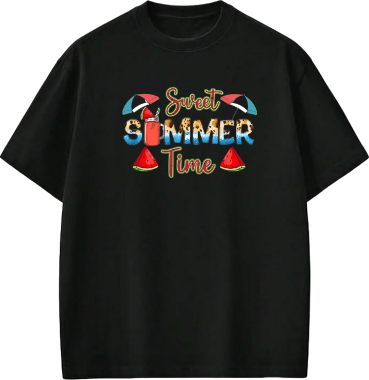 Summer Vibes t- shirt Black Back 8