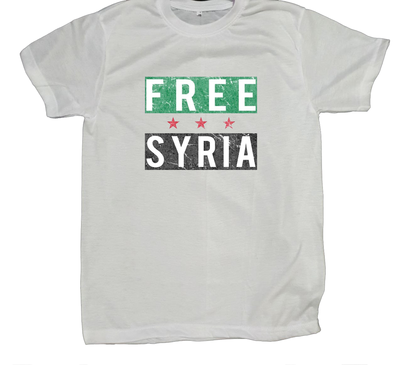 Syria t- shirt fat White 8