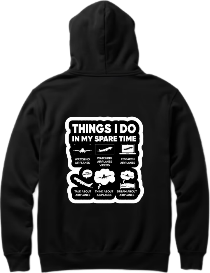 travel travellar Oversize Hoodie Black Back 8
