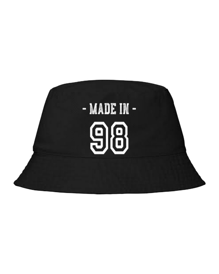 age Bucket hat Fishman hat cap Black 98
