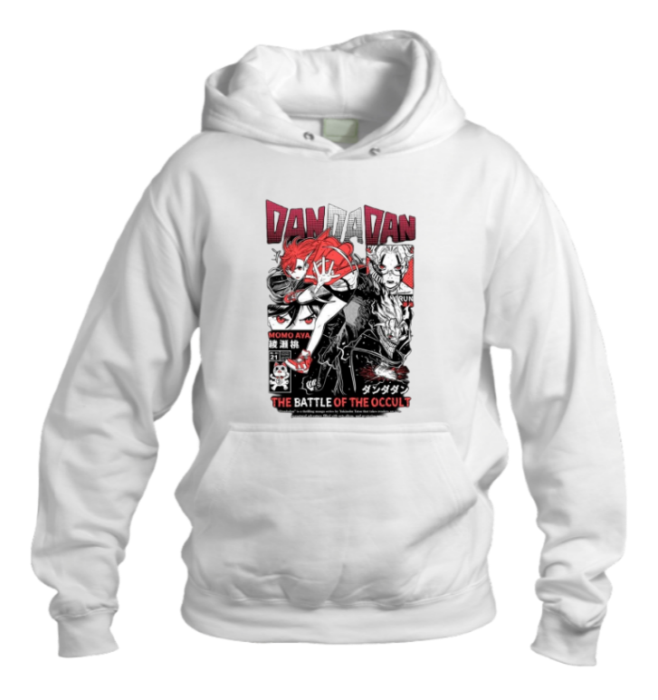 Dandadan One Size hoodie White 8