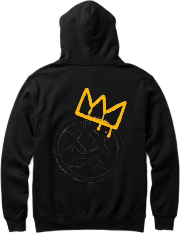 Evil Thoughts One Size hoodie Black Back 8