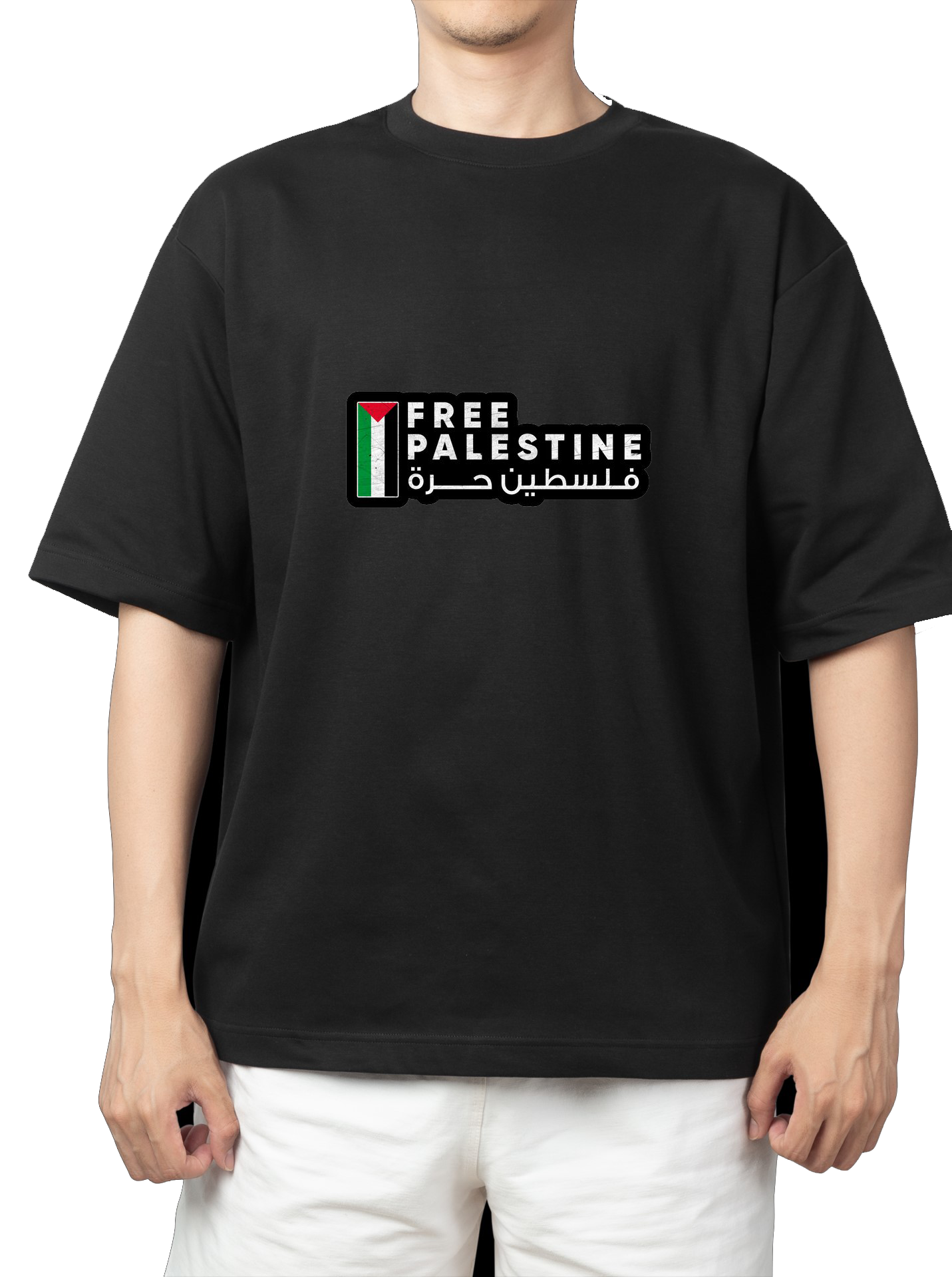 Palestine t- shirt One Size Black 8
