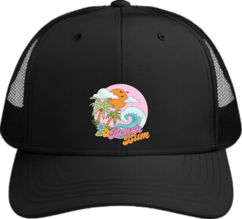 Summer Vibes Baseball cap Black 8