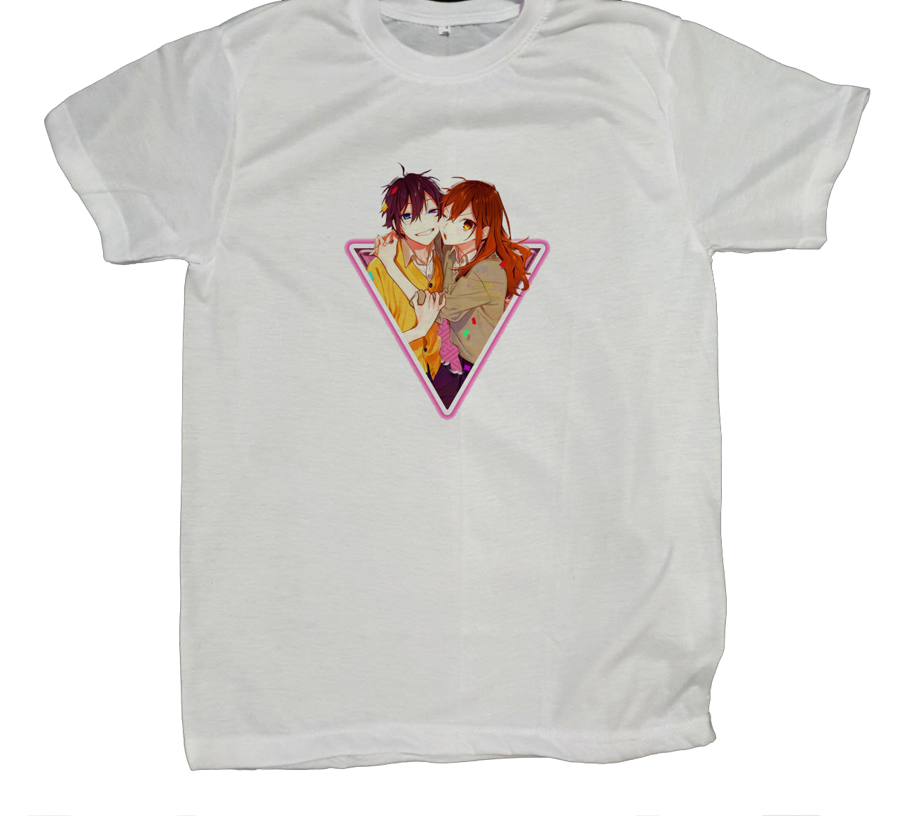 Horimiya t- shirt fat White 8