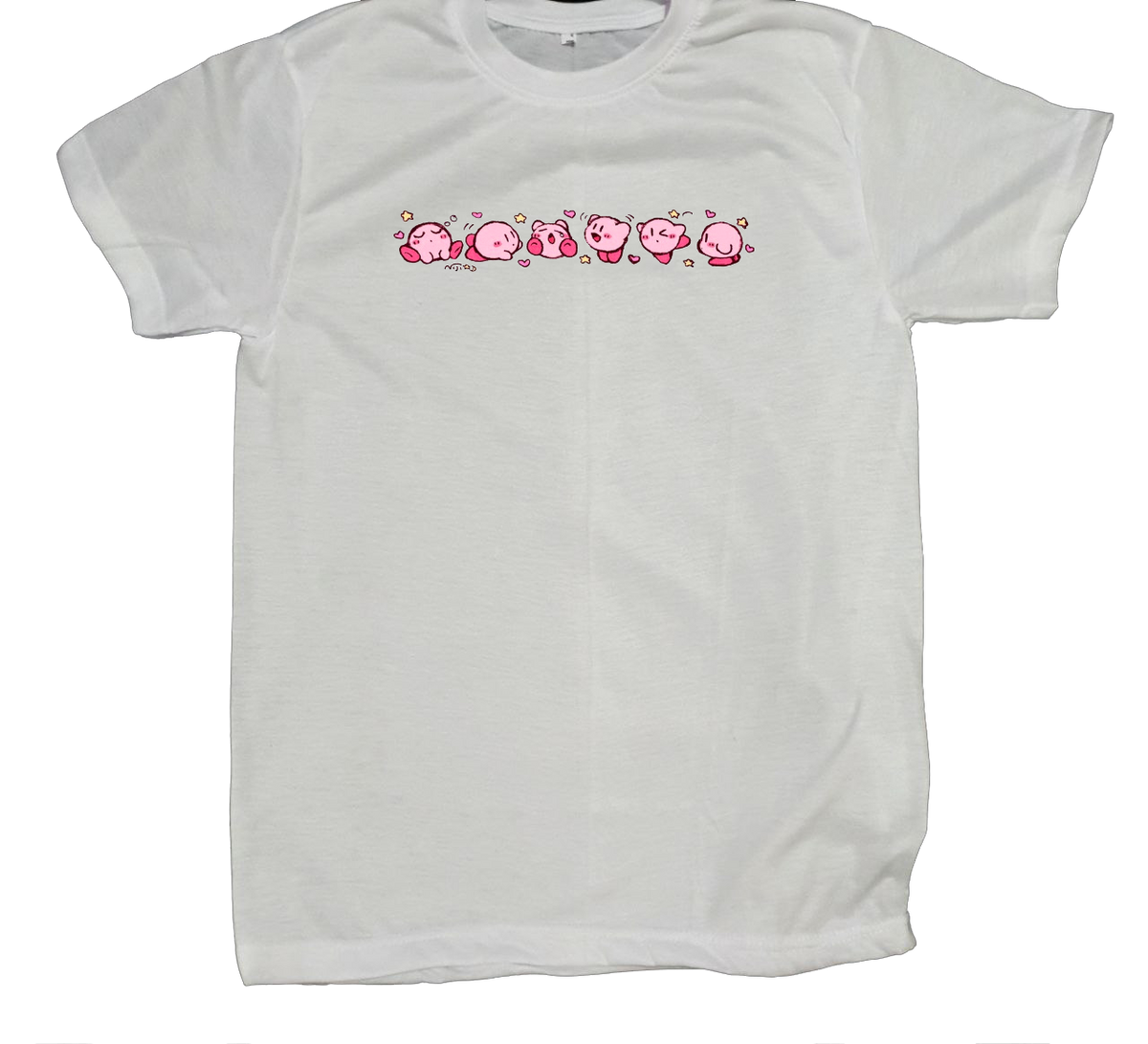Cute Anime Kirby T-Shirt – Kawaii Graphic Tee, Soft Casual fit Sleeve Shirt for Women, Men, Teens, and Gaming Fans 8