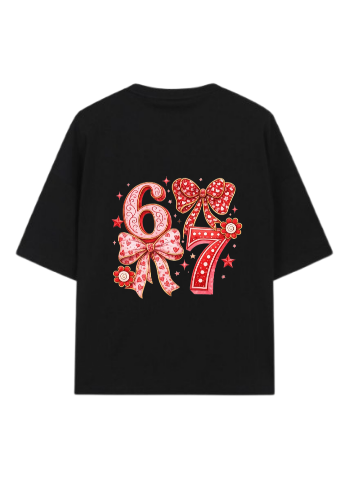 67 designs One Size t- shirt Black Back 8
