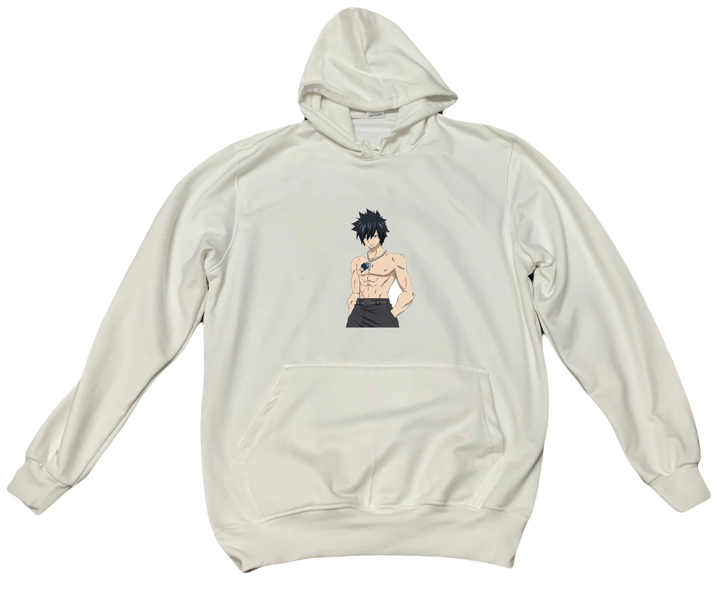 fairy tail One Size hoodie White 8
