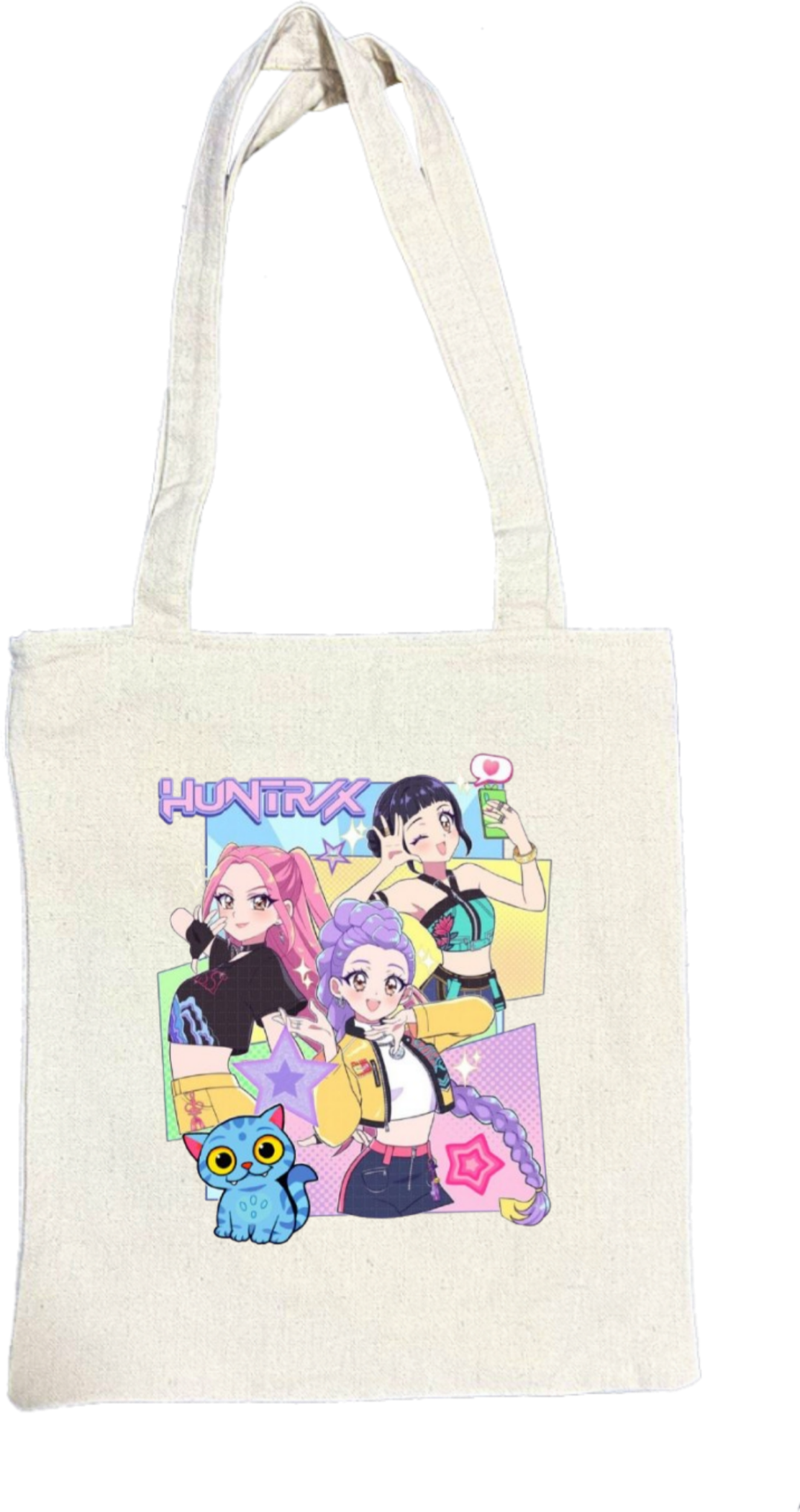 Hunterix kpop tote bag Beige 8