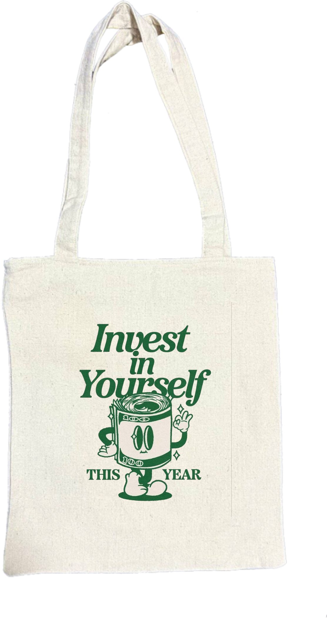 Invest in Yourself tote bag beige 148