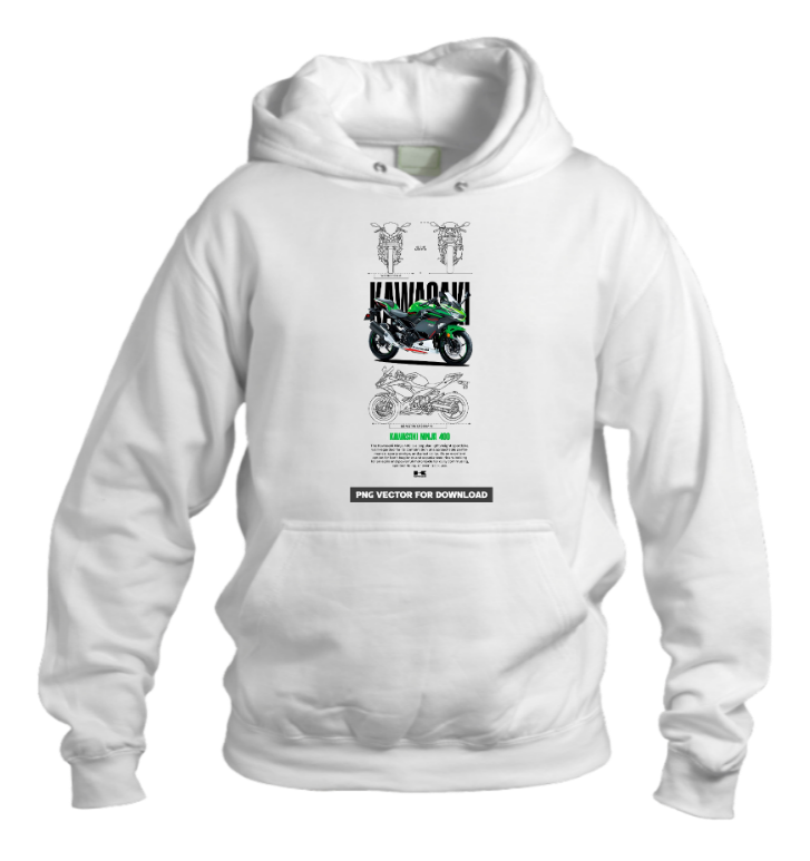 MOTOR CYCLE One Size hoodie White 8