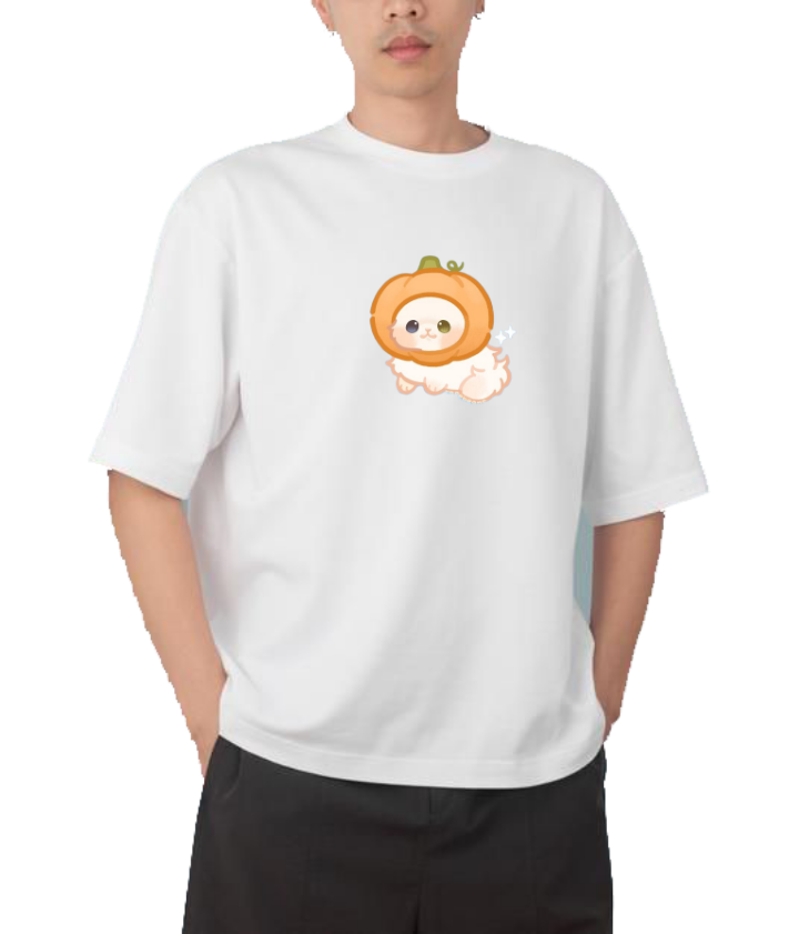 cat One Size t- shirt White 8