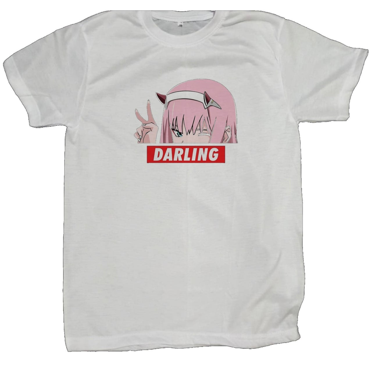 Zero Two t- shirt fat White 1