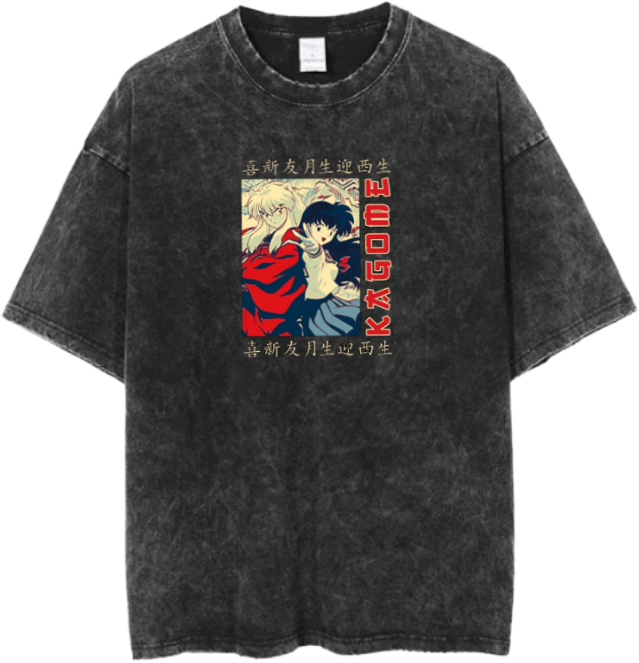 Inuyasha t- shirt One Size Washed 8