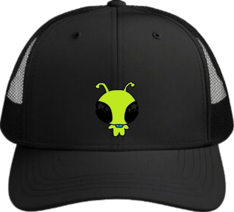 aliens Baseball cap Black 8