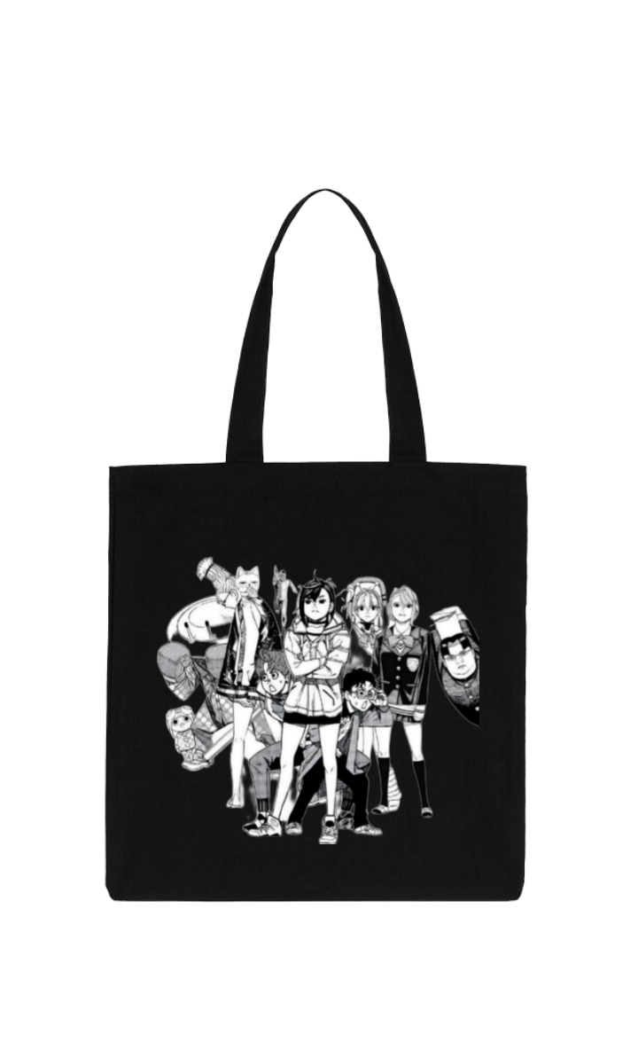 Dandadan tote bag Black 8