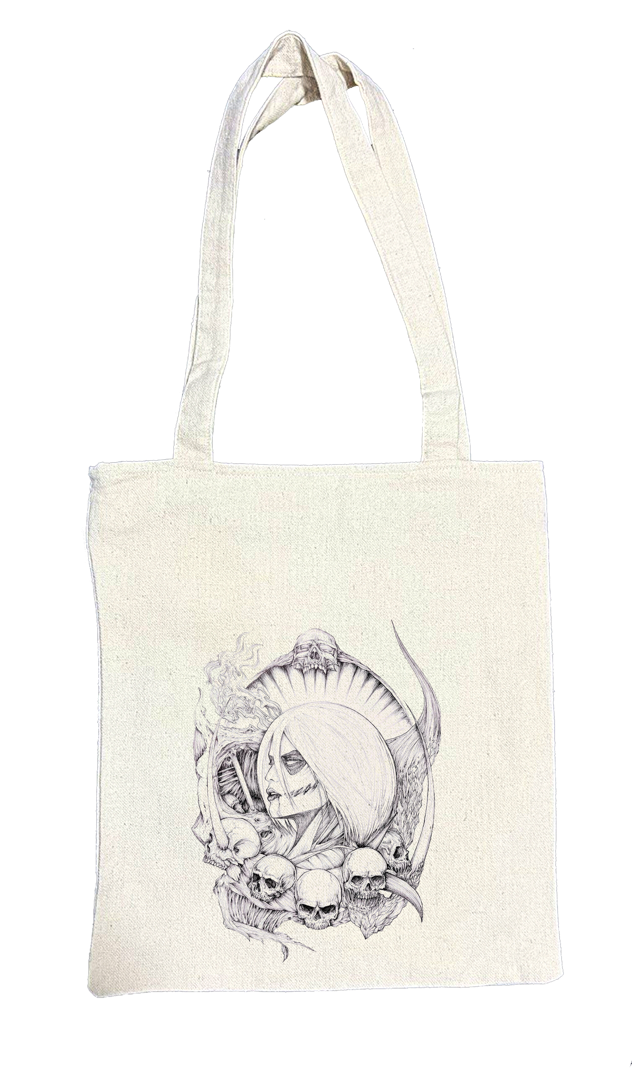 Anime Attack on titan shingeki no kyojin Aot biege tote bag 7
