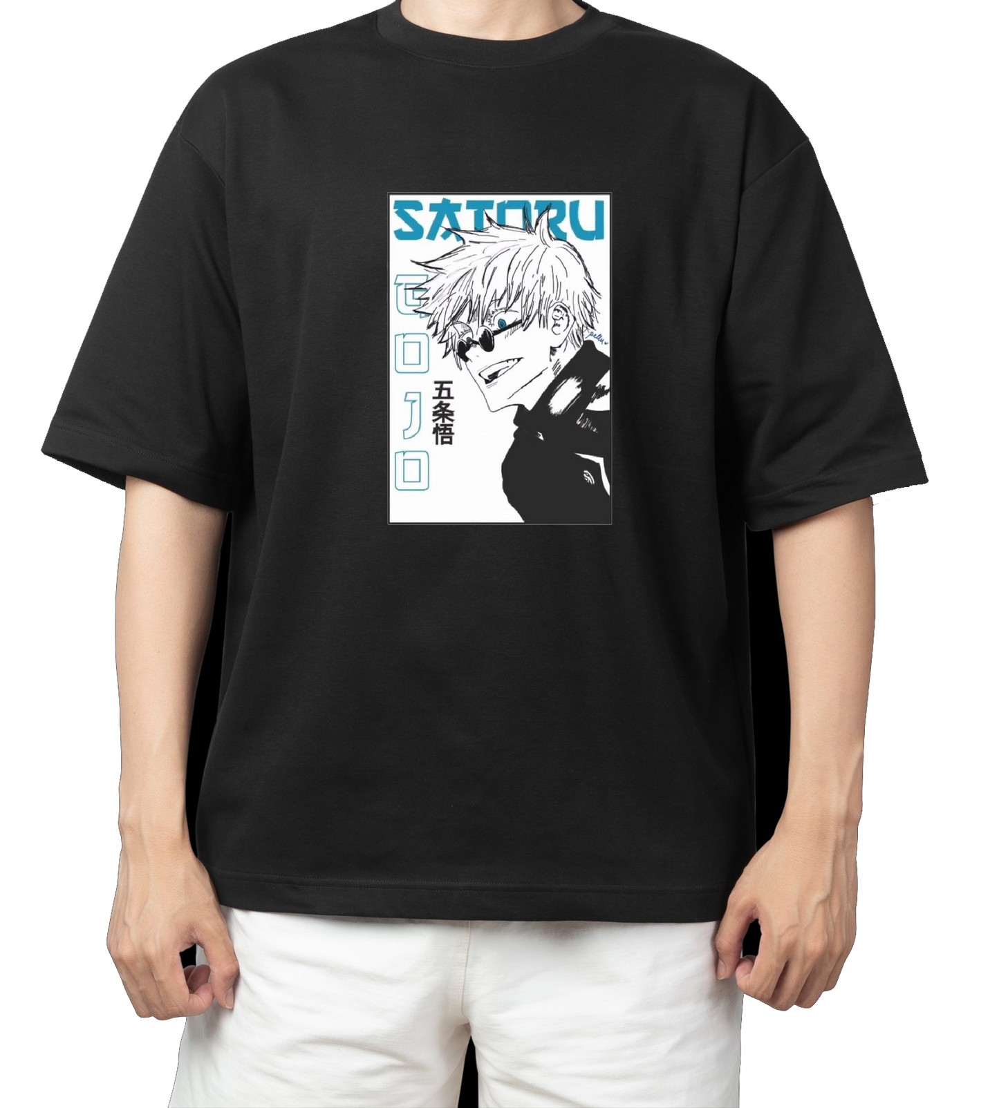 tjujutsu kaisen GOJO Oversize t- shirt Black 8