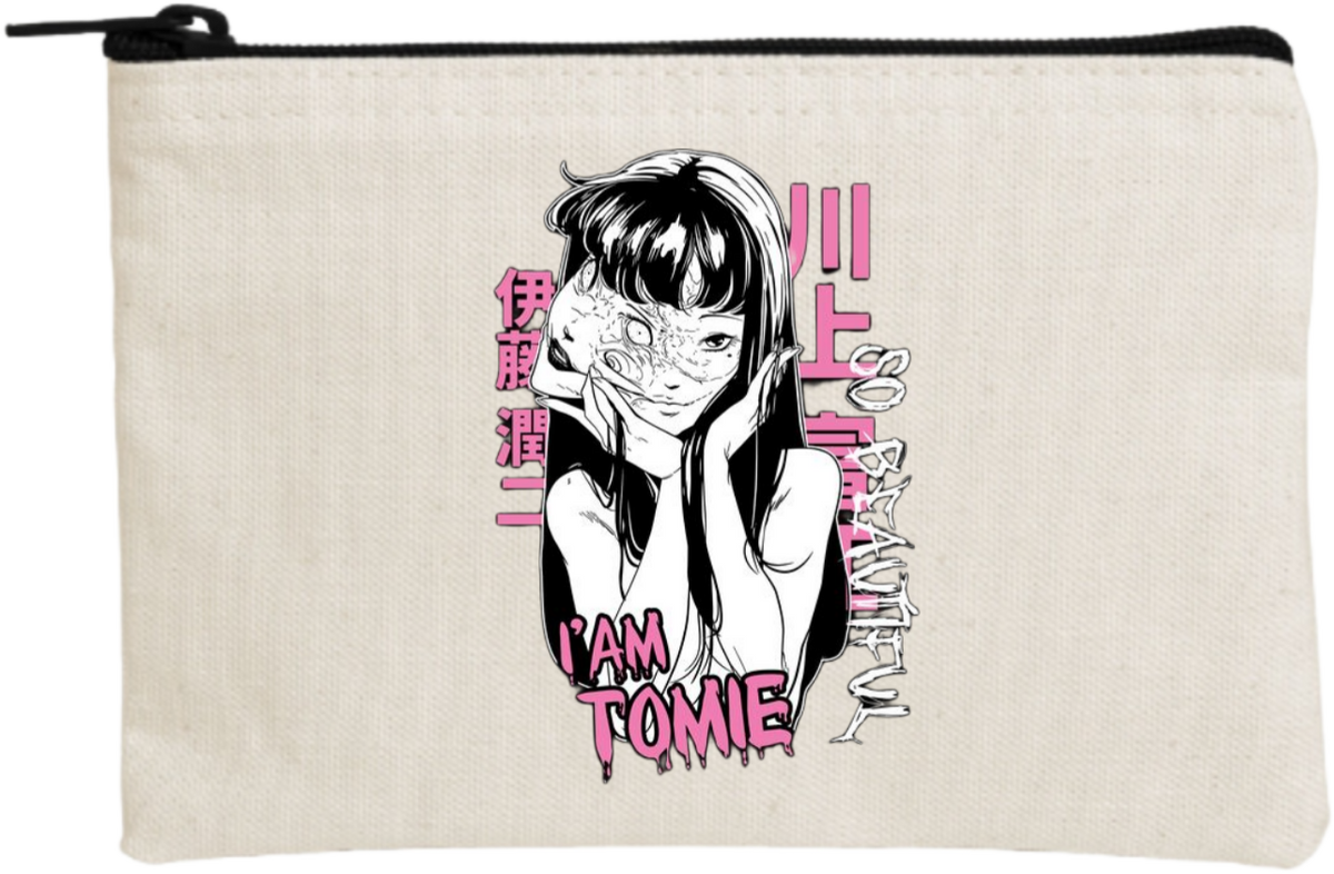 Tomie Kawakami wallet pencil case Beige 8