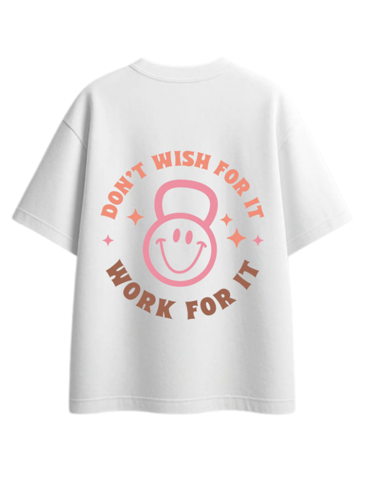 workout gym pilates One Size t- shirt White Back 8