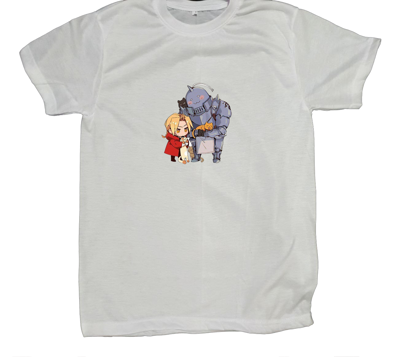 full metal alchamest t- shirt fat White 8