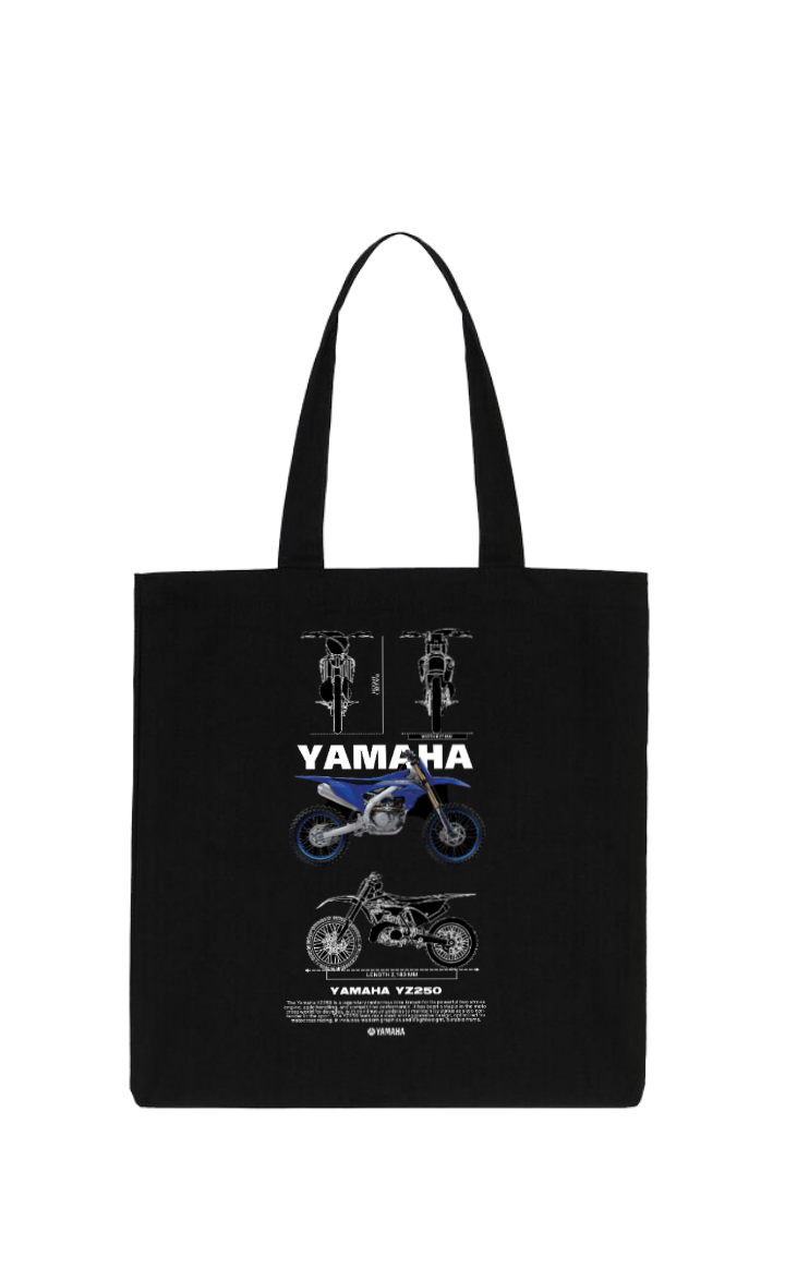MOTOR CYCLE tote bag Black 8