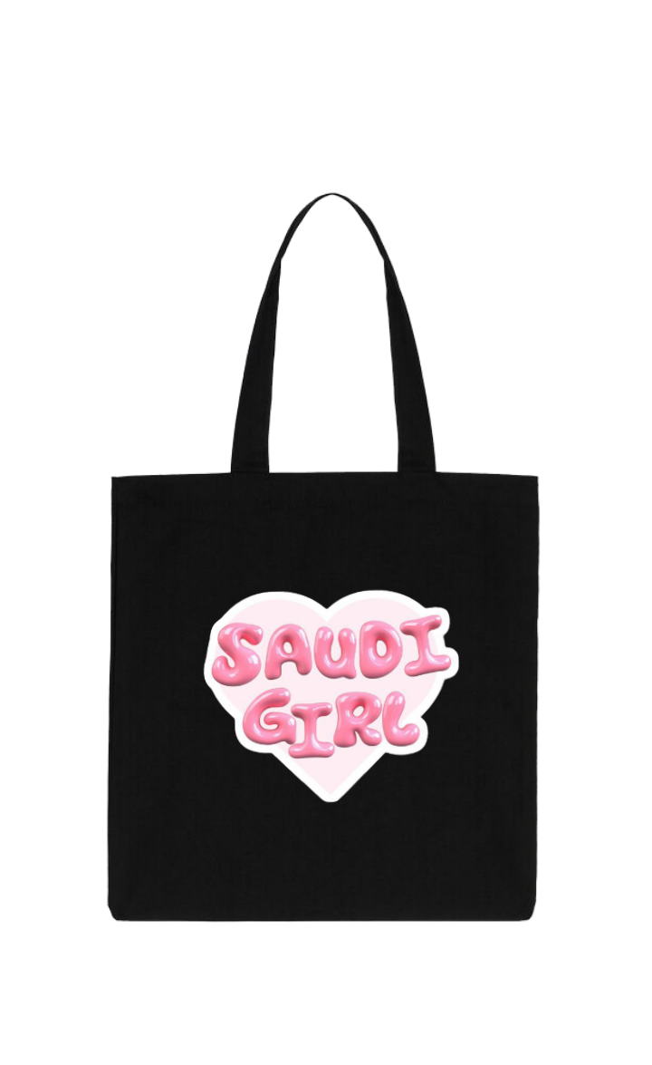 SaudIa Arabia saudi tote bag Black 8