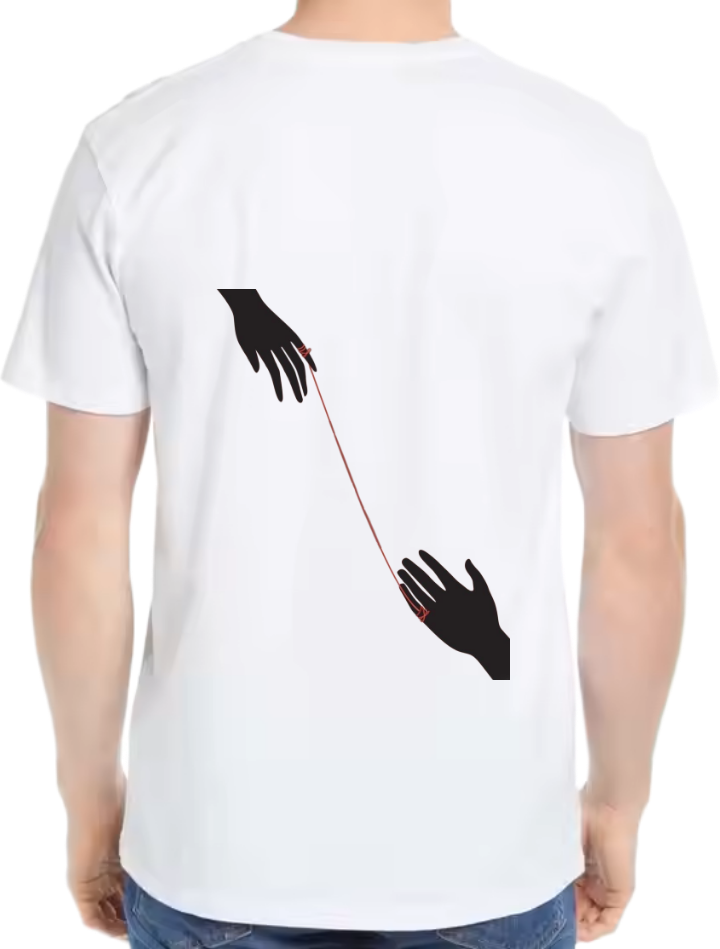 Shibi t- shirt One Size White back 8