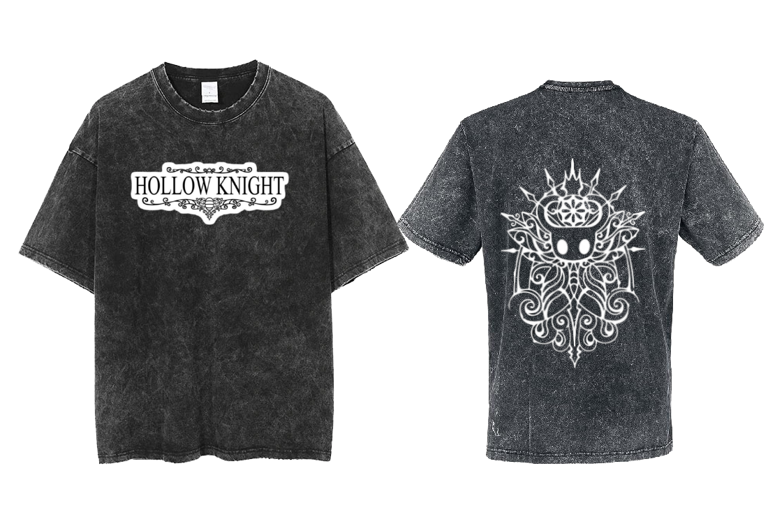 Hollow Knight t- shirt One Size Washed Back 8
