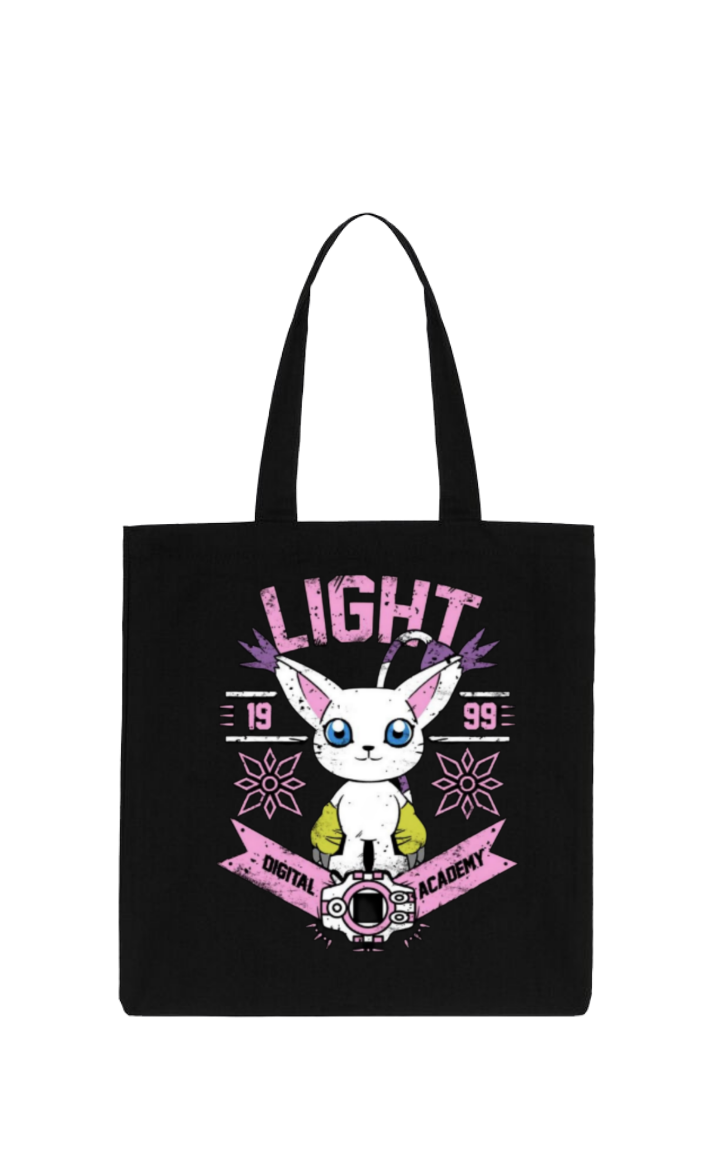Digimon Adventure tote bag Black 8