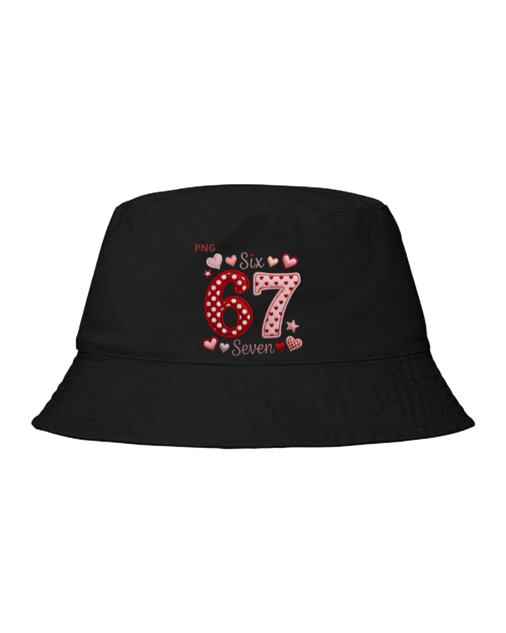 67 designs Bucket hat Fishman hat cap Black 8