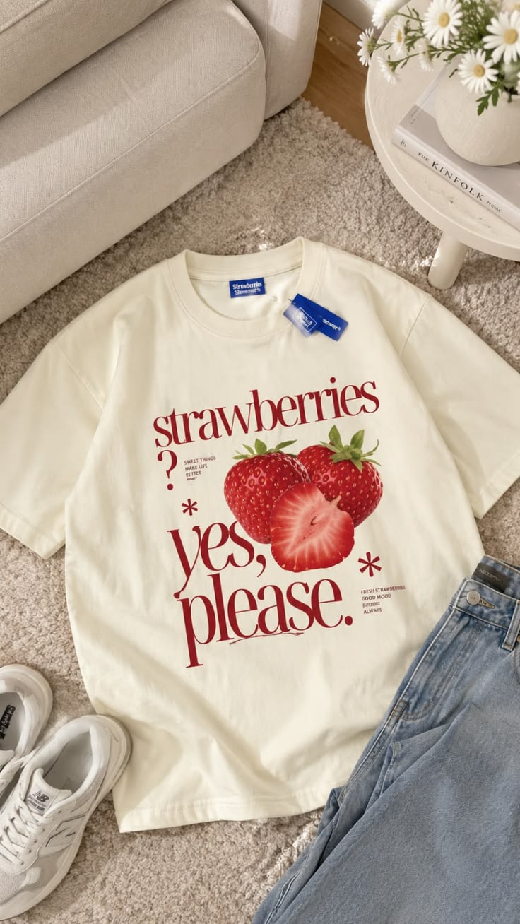 Flat Lay T-Shirt Oversized White