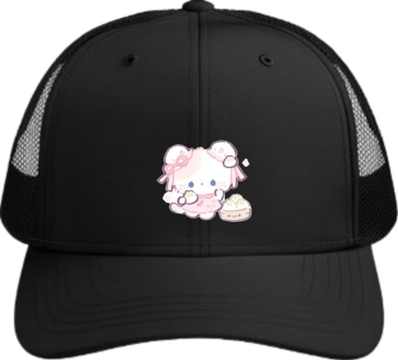 bunny Baseball cap Black 86