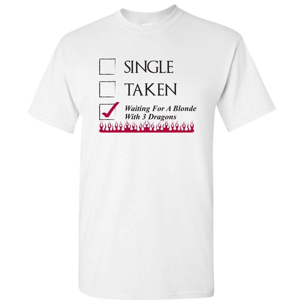 Daenerys Targaryen t-shirt fit White
