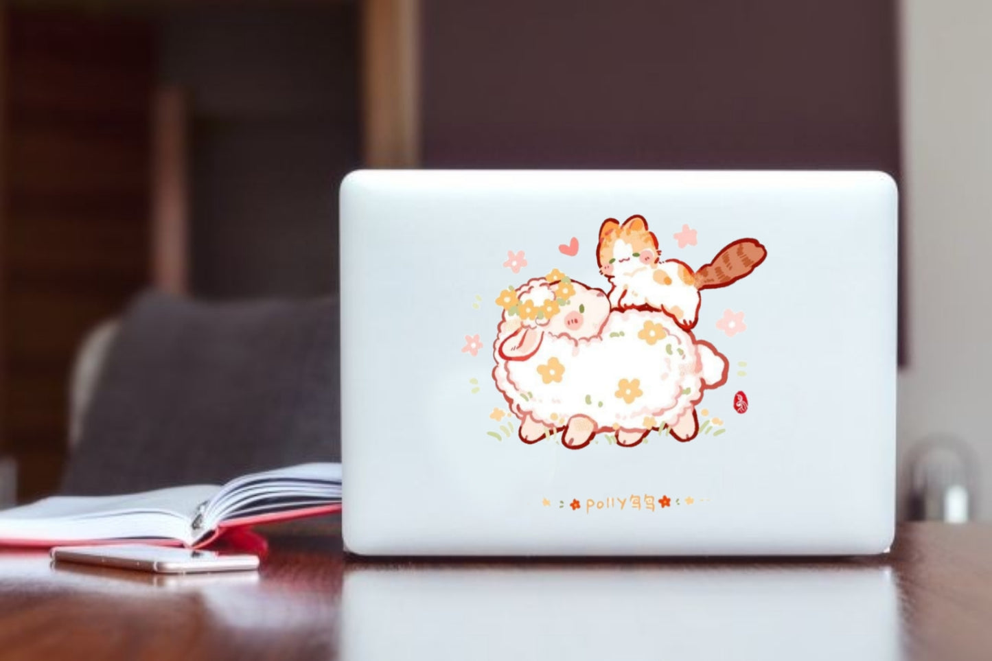 cat Laptop Sticker 91