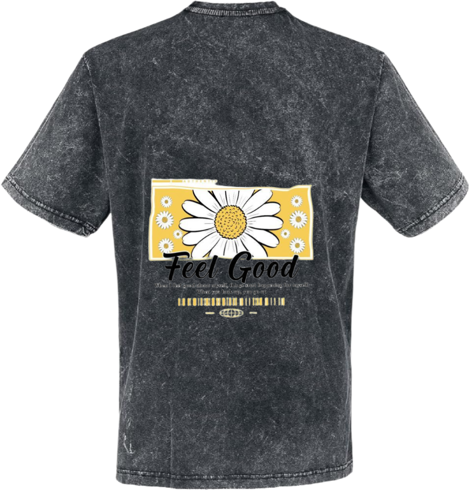 Feel Good t- shirt One Size Washed Back 92
